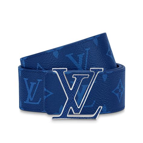 blue lv belt|louis vuitton belt inside.